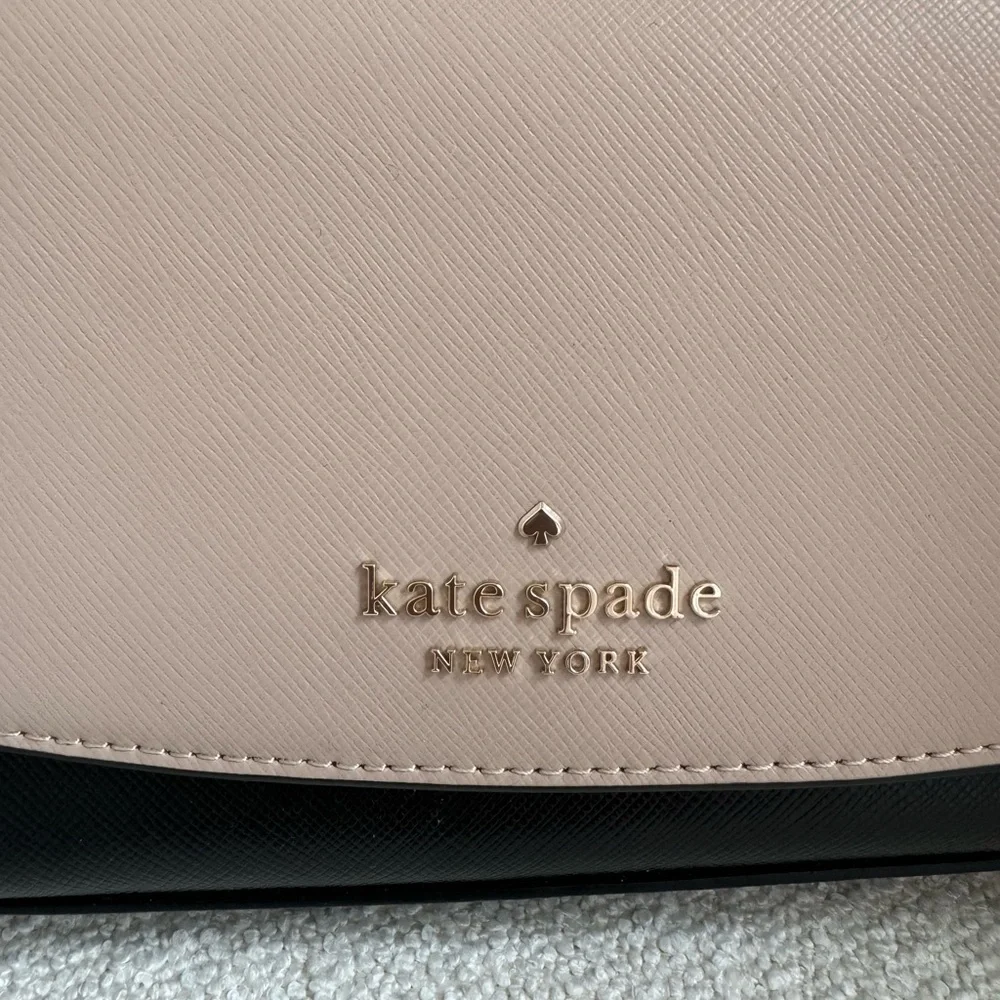 NWOT Kate Spade Staci Colorblock Small Flap Crossbody wlr00635 Warm Beige